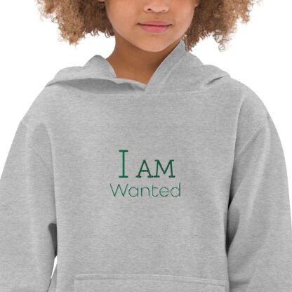 I am wanted Kids fleece hoodie - Image 12