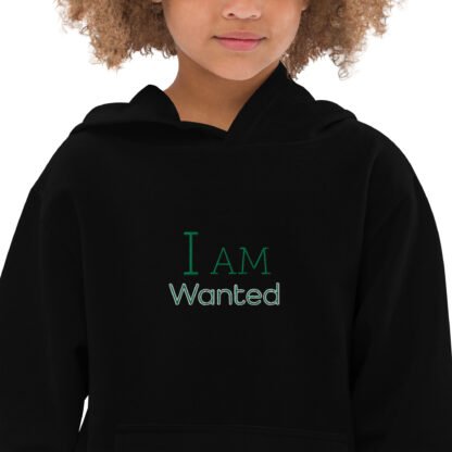 I am wanted Kids fleece hoodie - Image 10