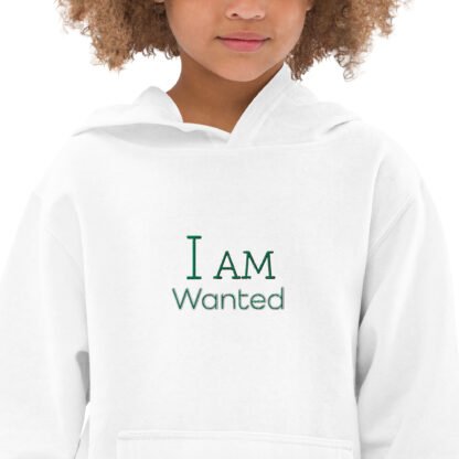 I am wanted Kids fleece hoodie - Image 9