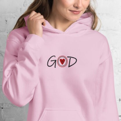 God is Good Adult Unisex Hoodie - Light - Image 5