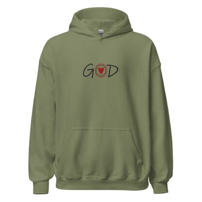 God is Good Adult Unisex Hoodie - Light - Image 2