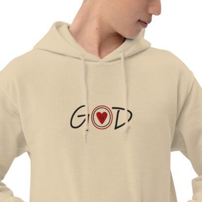 God is Good Adult Unisex Hoodie - Light - Image 4