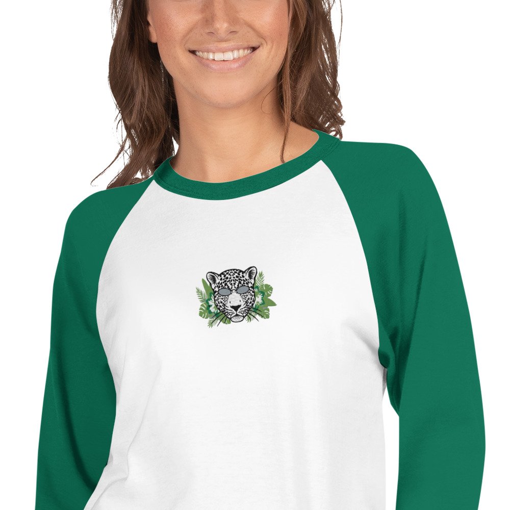 Swim Jaguar 3/4 sleeve raglan shirt