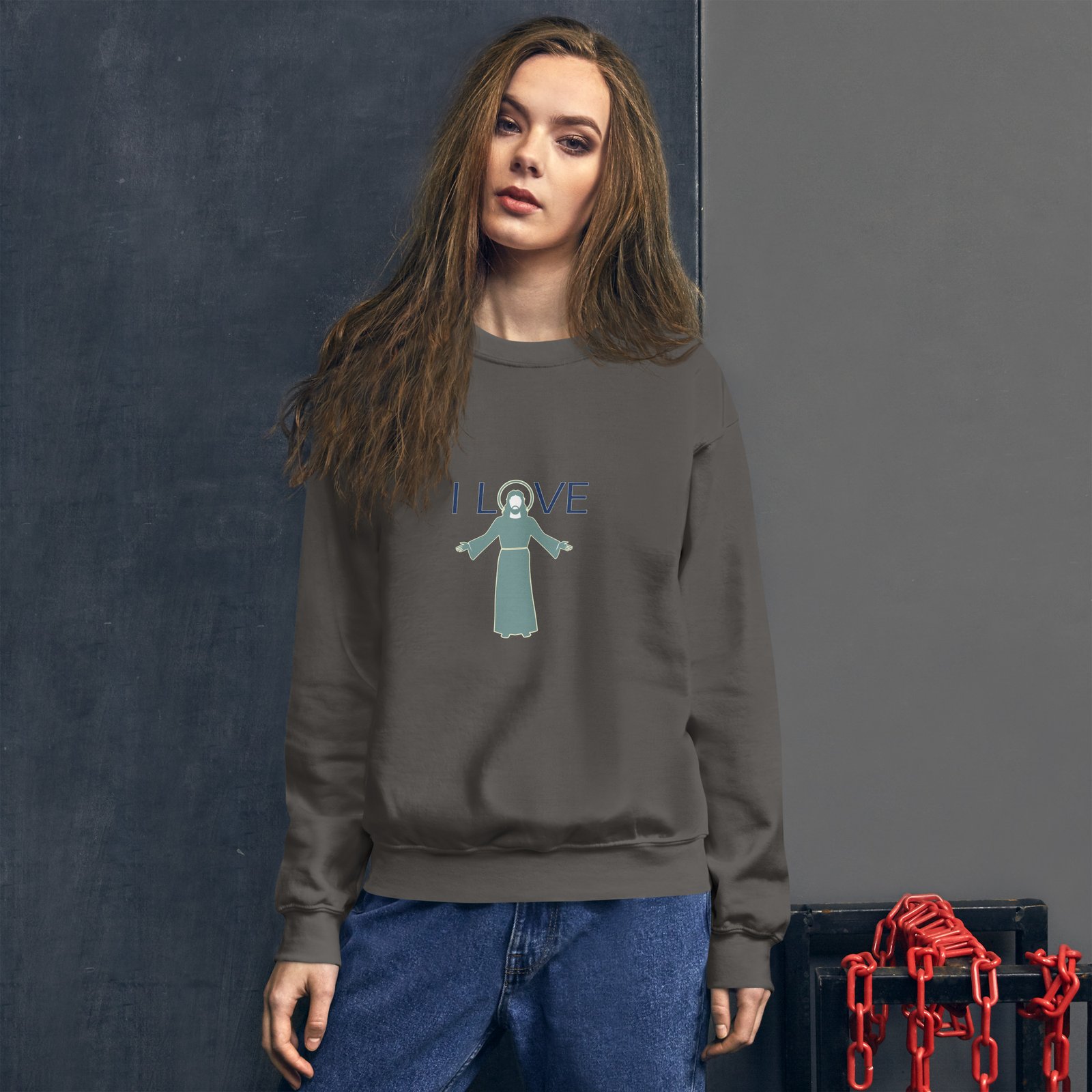 I Love Jesus Sweatshirt - Image 8