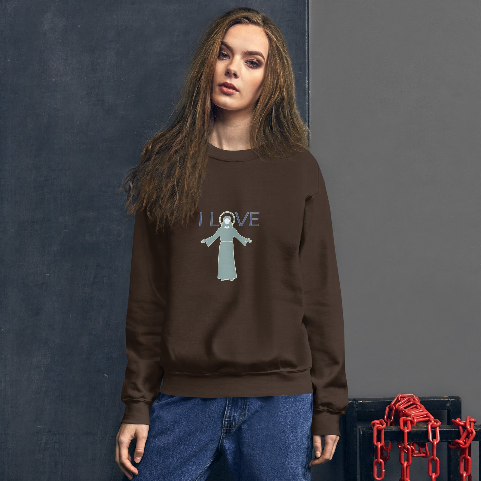 I Love Jesus Sweatshirt - Image 4