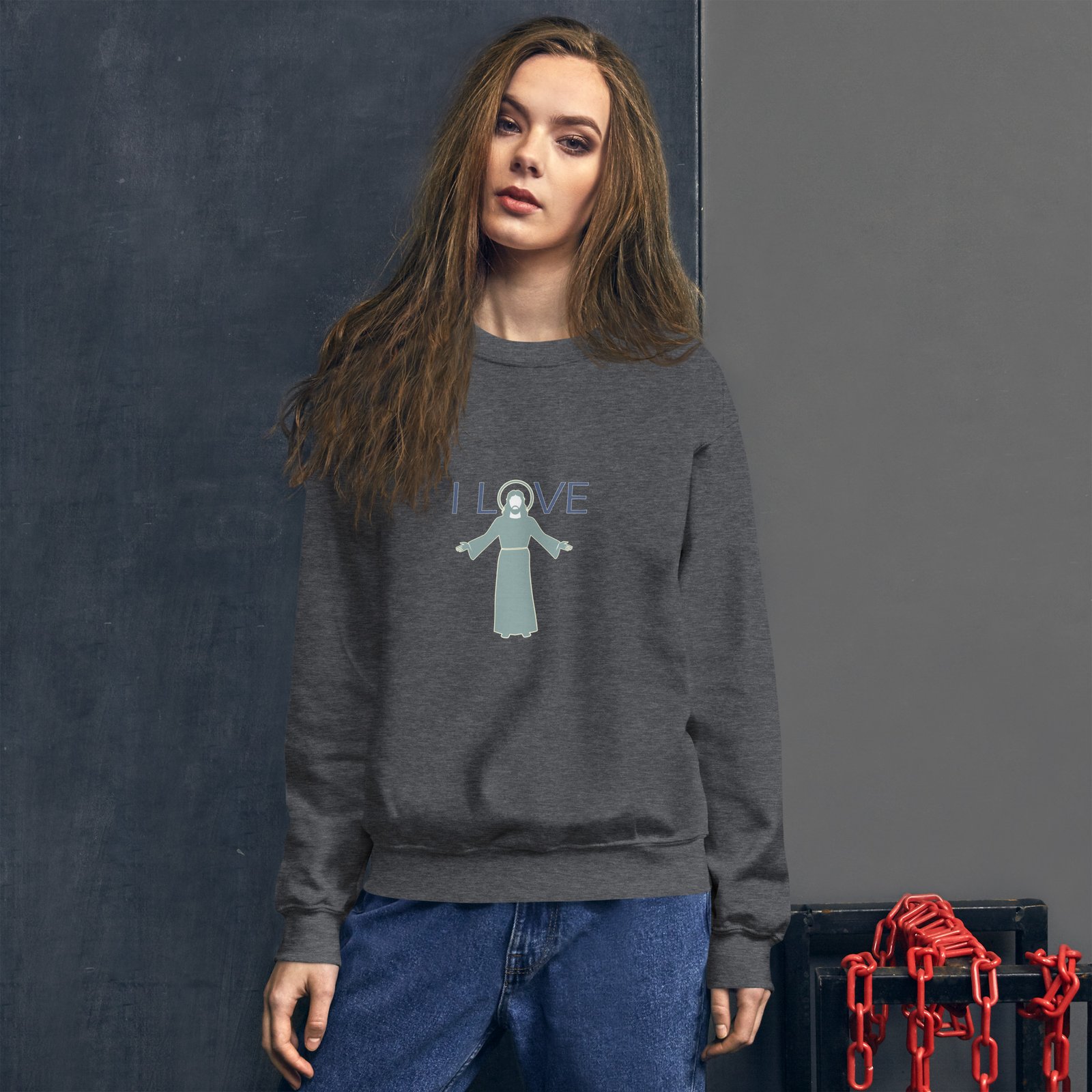 I Love Jesus Sweatshirt - Image 6