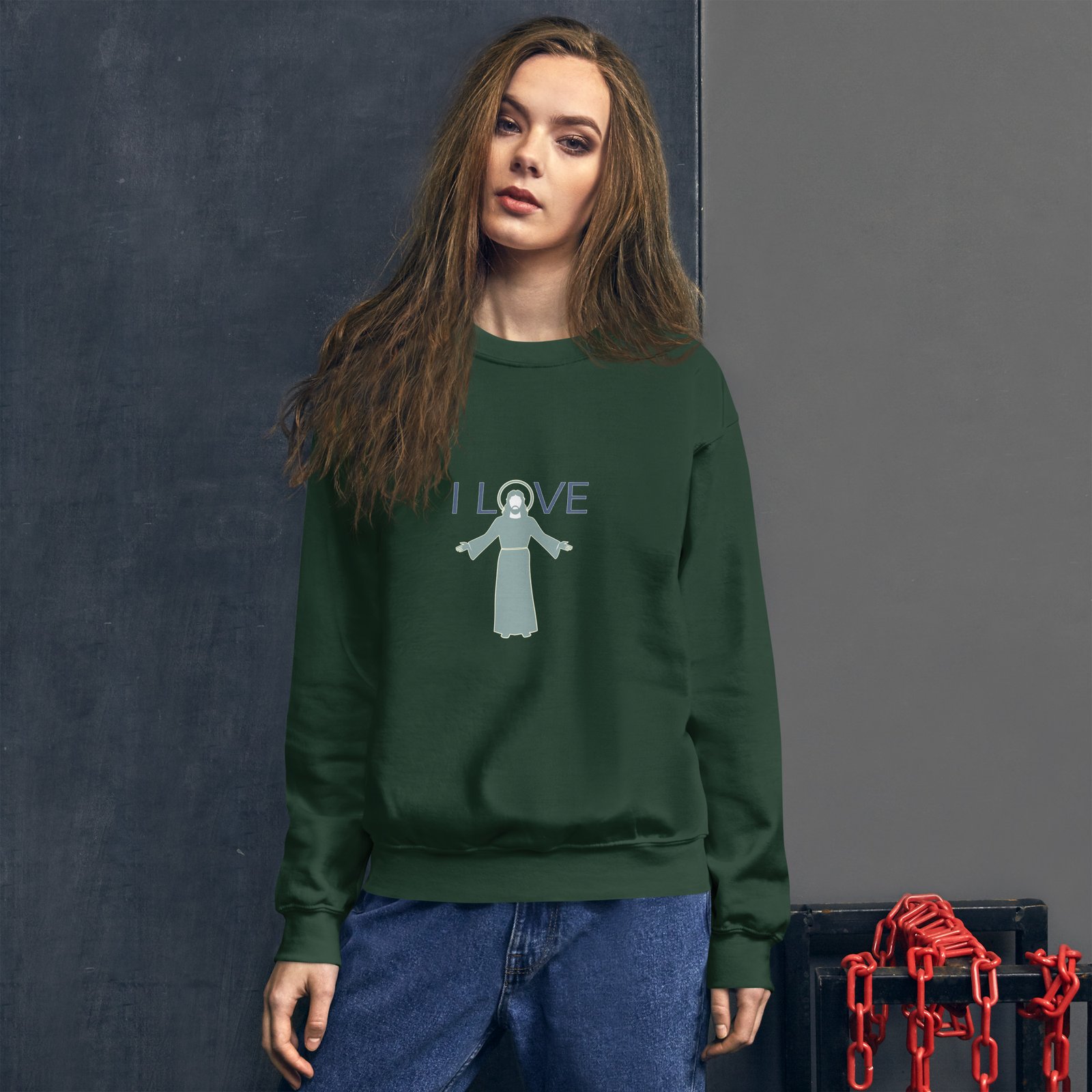 I Love Jesus Sweatshirt - Image 5