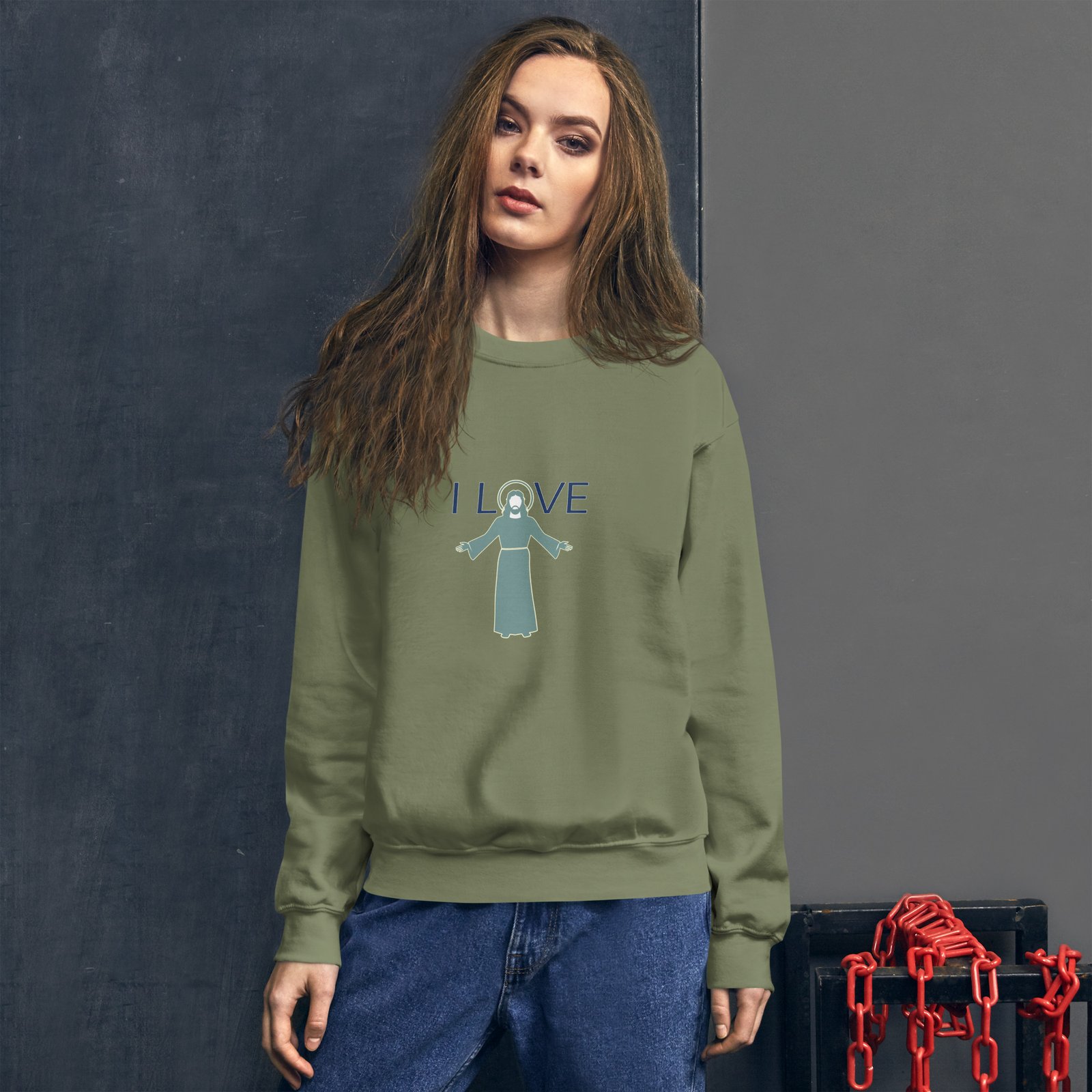 I Love Jesus Sweatshirt - Image 11
