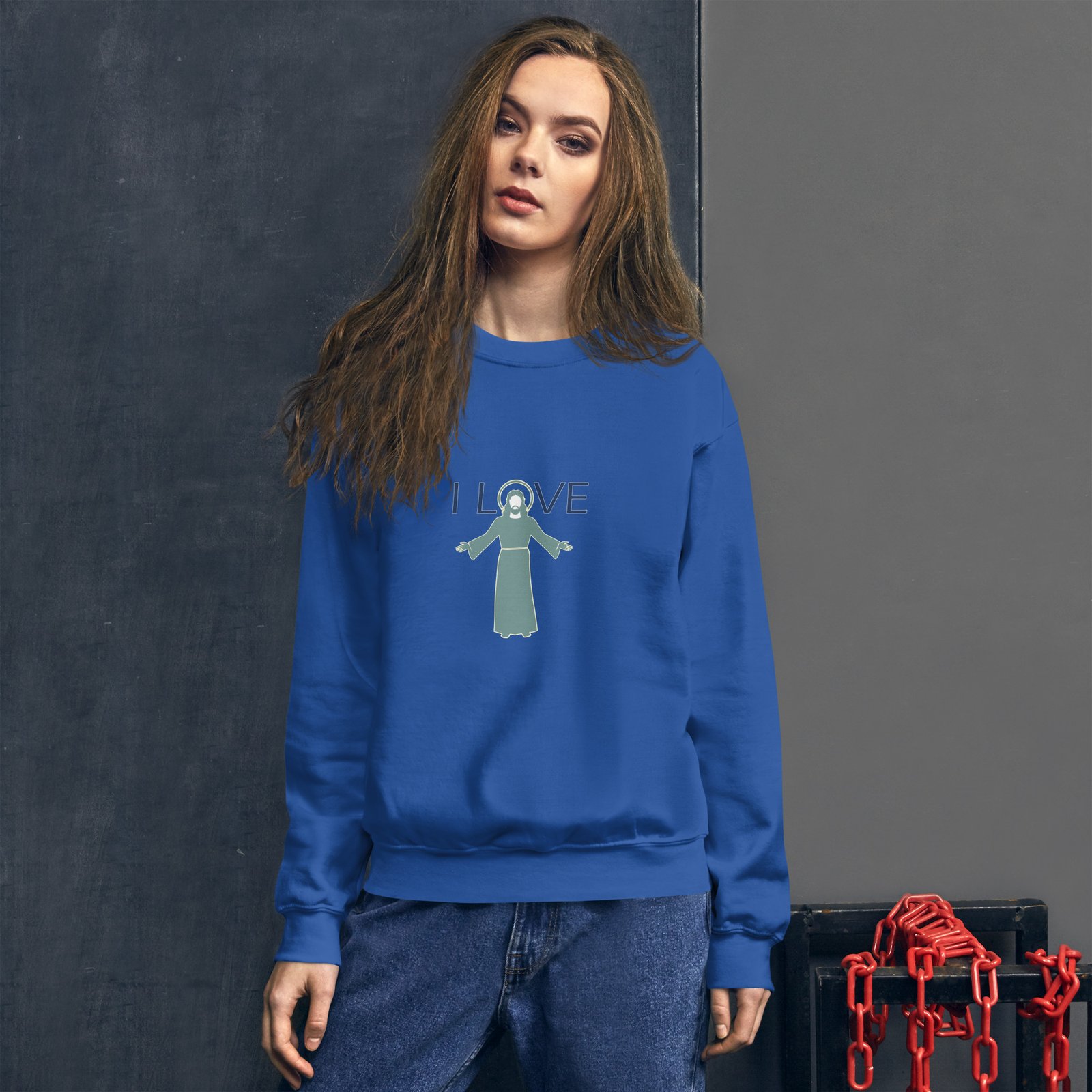 I Love Jesus Sweatshirt - Image 7